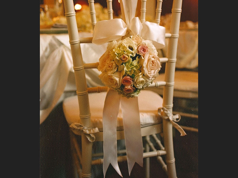 Wedding Chair Flowers Wedding Chair Flowers